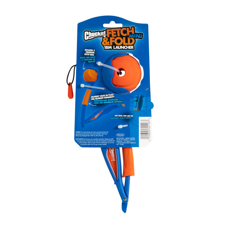 Chuckit! Fetch & Fold Lanza Pelotas Mini para perros, , large indicador imagen numero 6